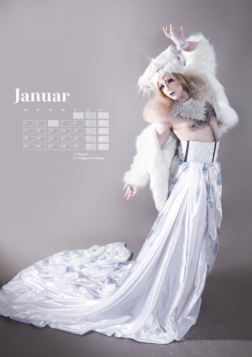 Club H.O.D. Calendar, January, photo by Julia Fuchs